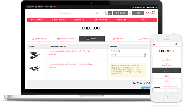 Structure of Multi Vendor Store